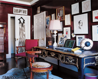  Design Room on Elle Decor Jpg Writer And Fashionista Amy Fine Collins  Office Room